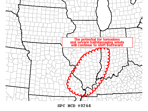 Mesoscale Discussion 264