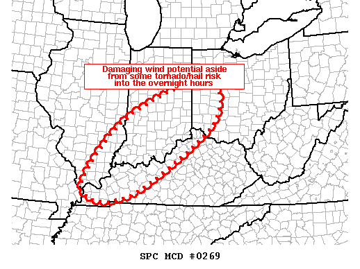 Mesoscale Discussion 269