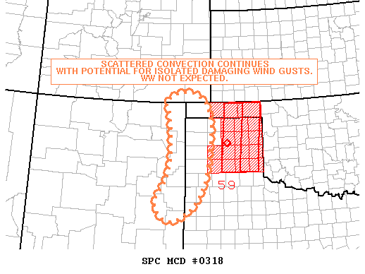 Mesoscale Discussion 318