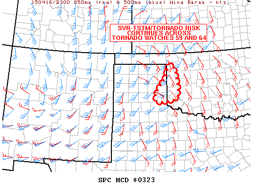 Mesoscale Discussion 323
