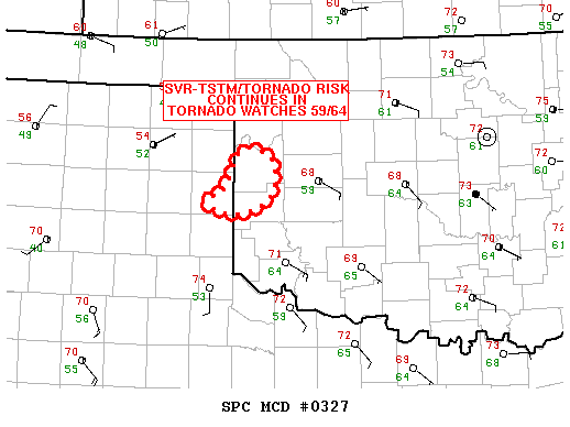 Mesoscale Discussion 327