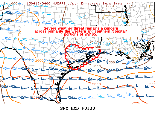 Mesoscale Discussion 330
