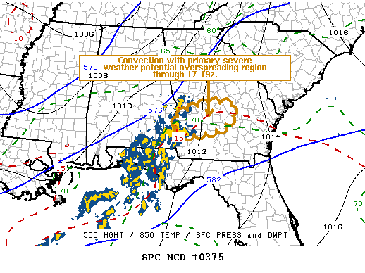 Mesoscale Discussion 375