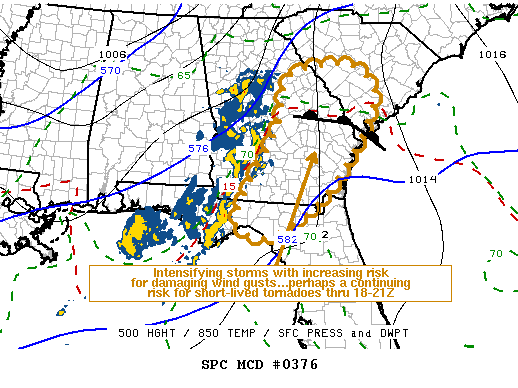Mesoscale Discussion 376