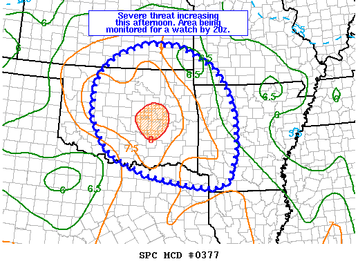 Mesoscale Discussion 377