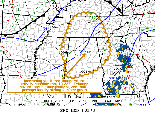 Mesoscale Discussion 378