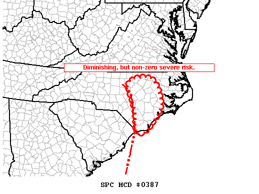 Mesoscale Discussion 387