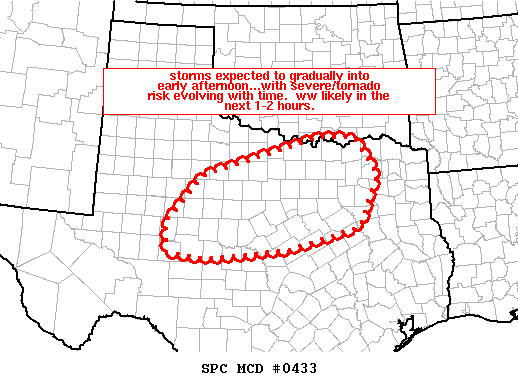 Mesoscale Discussion 433