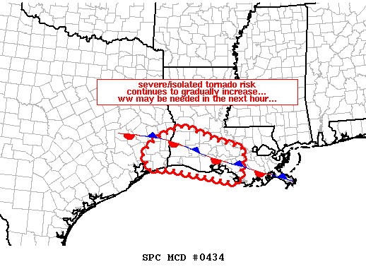 Mesoscale Discussion 434