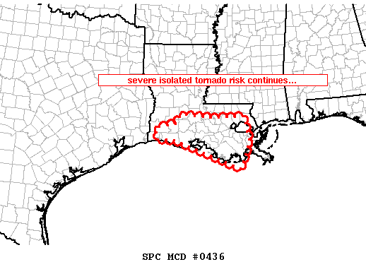 Mesoscale Discussion 436