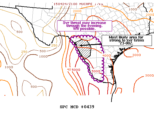 Mesoscale Discussion 439