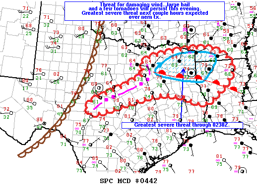 Mesoscale Discussion 442