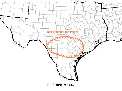 Mesoscale Discussion 447