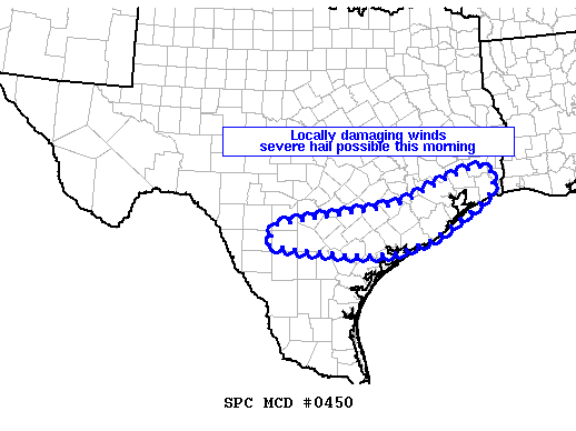 Mesoscale Discussion 450