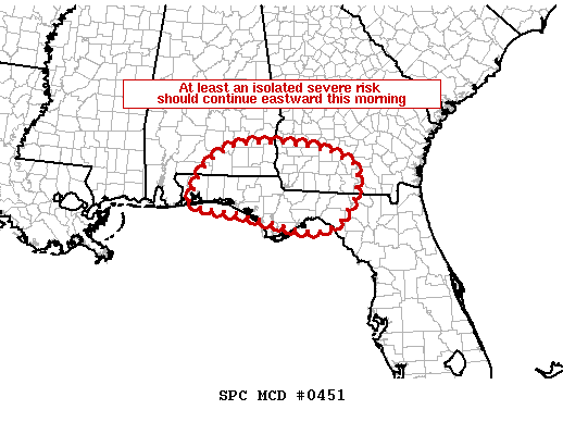 Mesoscale Discussion 451