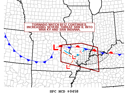 Mesoscale Discussion 458