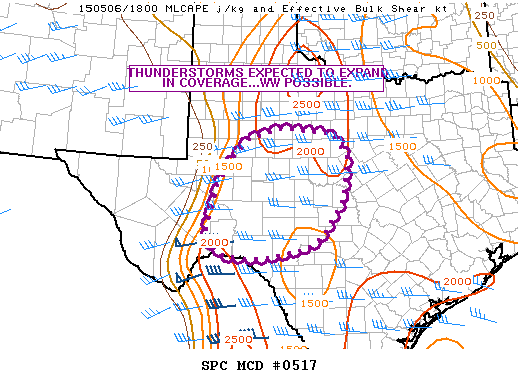 Mesoscale Discussion 517