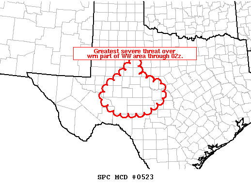 Mesoscale Discussion 523