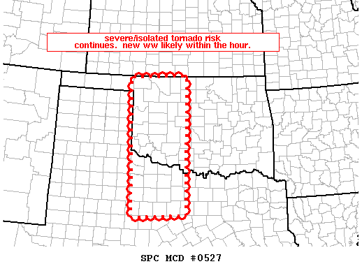 Mesoscale Discussion 527
