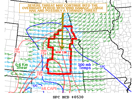 Mesoscale Discussion 530