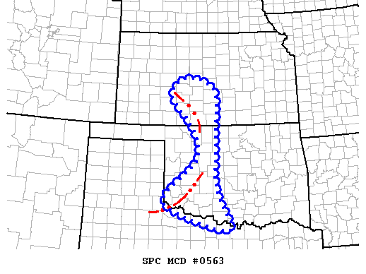 Mesoscale Discussion 563