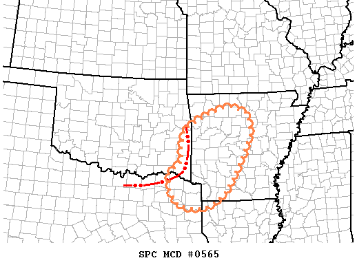 Mesoscale Discussion 565