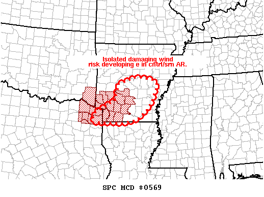 Mesoscale Discussion 569