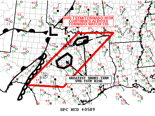 Mesoscale Discussion 589
