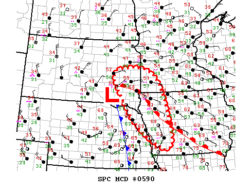 Mesoscale Discussion 590
