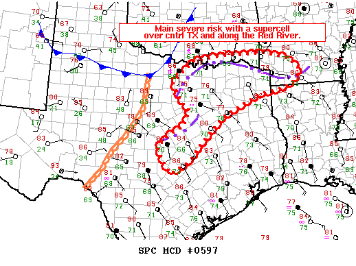 Mesoscale Discussion 597