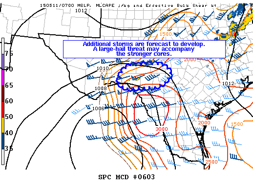Mesoscale Discussion 603