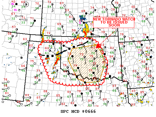 Mesoscale Discussion 666