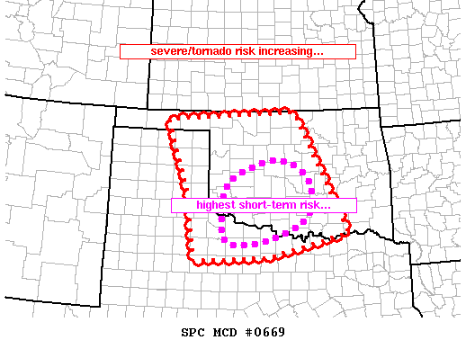 Mesoscale Discussion 669