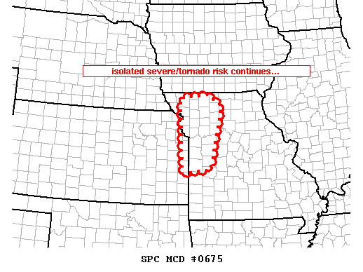 Mesoscale Discussion 675