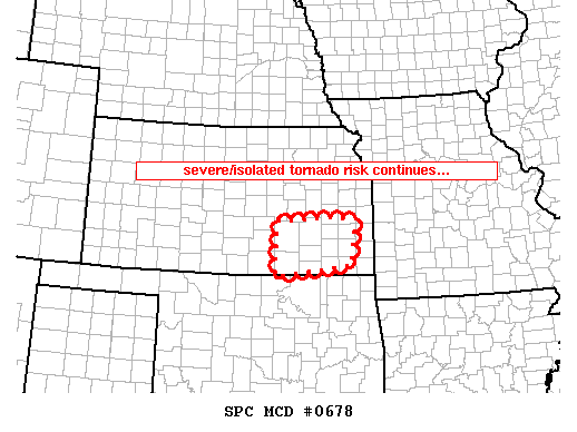 Mesoscale Discussion 678