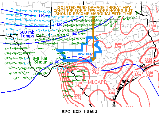 Mesoscale Discussion 683