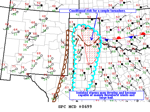 Mesoscale Discussion 699