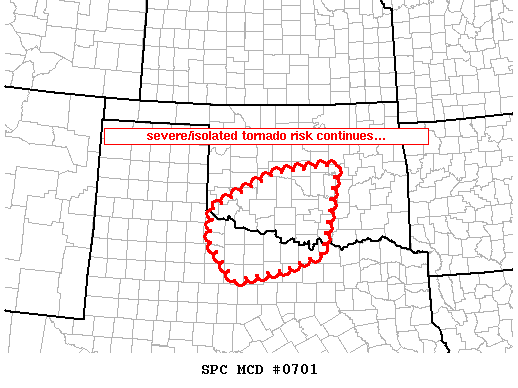 Mesoscale Discussion 701
