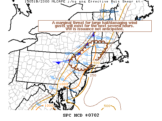 Mesoscale Discussion 702