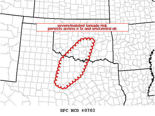 Mesoscale Discussion 703