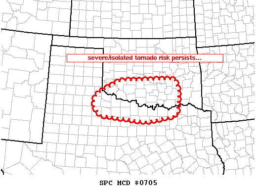 Mesoscale Discussion 705