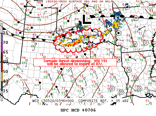 Mesoscale Discussion 706