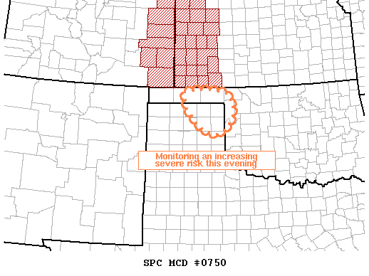 Mesoscale Discussion 750