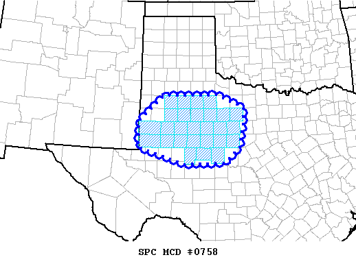 Mesoscale Discussion 758