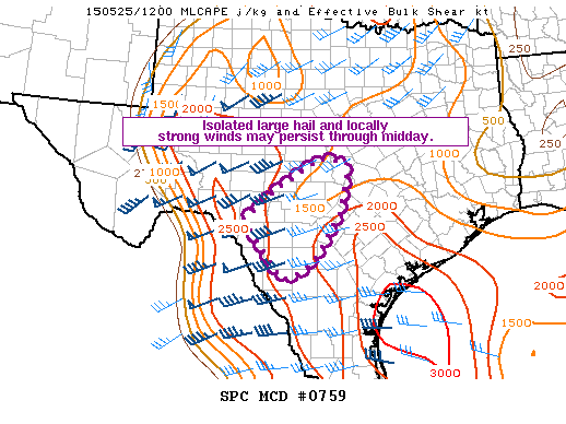 Mesoscale Discussion 759