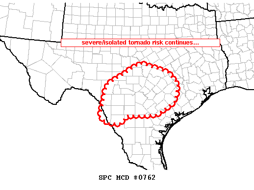 Mesoscale Discussion 762