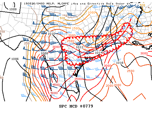 Mesoscale Discussion 779