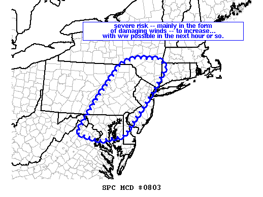 Mesoscale Discussion 803