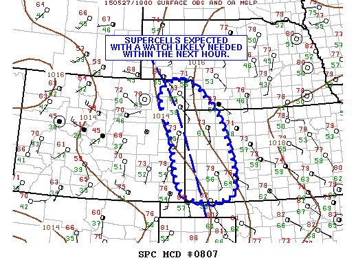 Mesoscale Discussion 807