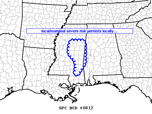 Mesoscale Discussion 812